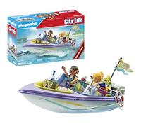 Playmobil 71366 City Life Honeymoon Speedboat Trip Promo Pack, romantic trip by boat, wonderful honeymoon after dream wedding, fun imaginative role-play, playset suitable for children ages 4+