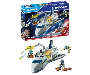 Playmobil 71368 Mission Space Shuttle Promo Pack, space flight, astronauts in research gear, outer space mission, fun imaginative role-play, playset suitable for children ages 4+