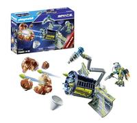 Playmobil 71369 Space Meteoroid Destroyer, Space Flight, swivelling articulated arm and firing cannons, fun imaginative role-play, playset suitable for children ages 4+