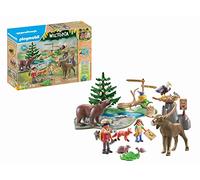 Playmobil 71403 Wiltopia North American Animals Excursion, Educational Toys, For the Little and Big Explorers, Sustainable Toy, Fun Imaginative Role-Play, PlaySets Suitable for Children Ages 4+