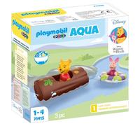 Playmobil 71415 1.2.3 AQUA & Disney: Winnie's & Piglet's Water Adventure, educational toys for toddlers, gifting toy and fun imaginative role-play, playsets for children ages 12 months+