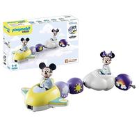 71320 1.2.3 & Disney: Mickey's & Minnie's Cloud Ride, Mickey Mouse, educational toys for toddlers, gifting toy and fun imaginative role-play, playsets