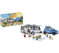 Playmobil Caravan With Car Construction Game Silver