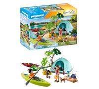 71425 Family Fun Camping with Campfire, Outdoor Toy and Imaginative Role-Play, PlaySets Suitable for Children Ages 4+