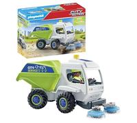 Playmobil 71432 City Action Road Sweeper, city cleaning, rotating brushes, environmental and educational toy, fun imaginative role-play, playsets suitable for children ages 4+