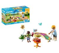 Playmobil 71449 My Life: Mini Golf, one stroke after another towards the goal, including golf clubs, balls and ice cream, fun imaginative role-play, artistic play sets suitable for children ages 4+