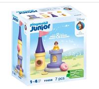 PLAYMOBIL 71458 JUNIOR & Disney: Belle's Play Tower with Sound Toys for Toddlers
