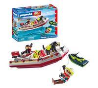 Playmobil Fireboat With Aqua Scooter Construction Game Multicolor Kids