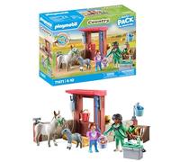 Playmobil Veterinary Mission With The Donkeys Construction Game Multicolor