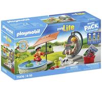 Playmobil 71476 My Life: Splashing Fun in the Garden Starter Pack, gifting toy a