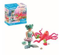 Playmobil 71503 Princess Magic: Mermaid with Colour-Changing Octopus, magical un