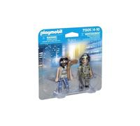 Playmobil 71505 Tactical Police with Thief DuoPack, thrilling action, rescue toy, fun imaginative role-play, playsets suitable for children ages 4+