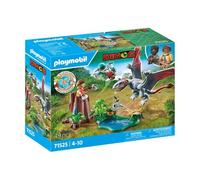 Playmobil 71525 Dinos: Observatory for Dimorphodon, including drone with camera and other exciting accessories, sustainable play sets suitable for children ages 4+
