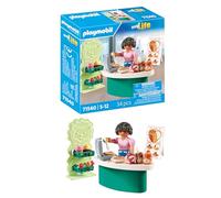 Playmobil 71540 myLife: Sweets Stand, delicious snacks for energy, including waffles, lollipops, and pastries, detailed play sets suitable for children ages 5+
