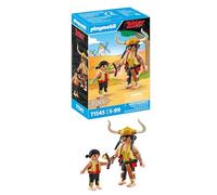 Playmobil 71545 Asterix: Huevos y Bacon and Pepe, brave duo from the Asterix universe, including sword and slingshot, imaginative play sets suitable for children ages 5+