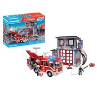 Playmobil 71603 Action Heroes: Fire Rescue Mega Set, large fire brigade set with response team and numerous accessories, action-packed play sets suitable for children ages 4+