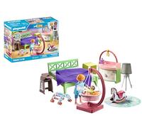Playmobil 71609 myLife: Sleeping room with baby play corner, and two figures, made from over 80% recycled and bio-based materials, detailed play sets suitable for children ages 4+