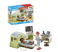 Playmobil 71618 Action Heroes: MRI Scanner with Patient, One Colour One Colour