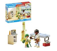 PLAYMOBIL Action Heroes 71619 Kinderarts met teddybeer, behandeling voor de klei