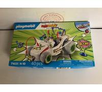 Playmobil 71633: Racing Professor, kart with retractable motor, dynamic