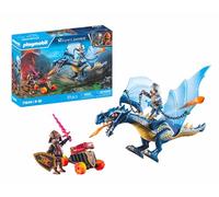 Playmobil 71644 Knights of Novelmore: Dragon Combat, medieval castle and knights’ toy, fun imaginative role-play, playset suitable for children ages 5+