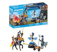 Playmobil 71645 Novelmore: Armoured Guard, including two knights, a horse, and valuable armour, action-packed play sets suitable for children ages 4+