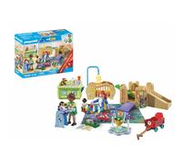 Playmobil 71649 MyLife: Toddler Group Promo Pack, including five figures, play tower, slide, and many adorable accessories, detailed play sets suitab