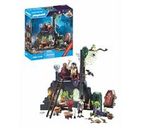 Playmobil 71651 Pirates: Haunted Ruins Promo Pack, including a castle ruin, three figures, and many eerie extras, mysterious play sets suitable for children ages 4+