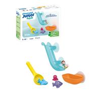 Playmobil 71689 JUNIOR AQUA: Water Slide with Sea Animals, including Baby Shark, Fish and Baby Octopus, sustainable toy made from plant-based plastics, play sets suitable for children ages 1+