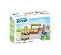 Playmobil 71691 Junior: Organic Market Stall & Forklift - Brand New & Sealed