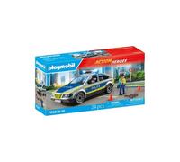 PLAYMOBIL 71729 Police Car with Siren and Flashing Light, Action Heroes, The Police Officers, 24 Pieces, Suitable for Ages 4 and Up