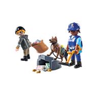 PLAYMOBIL 71731 Action Heroes Police Trace Search with Sniffer Dog