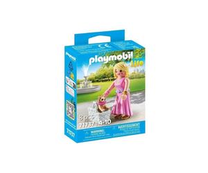 PLAYMOBIL 71737 Dame avec Chihuahua et panier transport