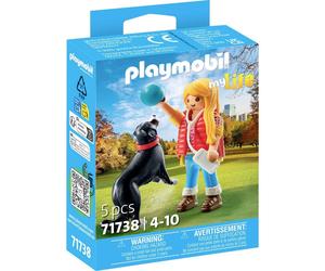 PLAYMOBIL 71738 Jeune fille avec chien de montagne