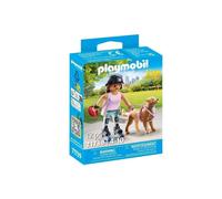 PLAYMOBIL 71739 Jeune fille rolleuse avec Retriever (US IMPORT)