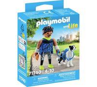 PLAYMOBIL 71740 Homme sportif avec Border Collie
