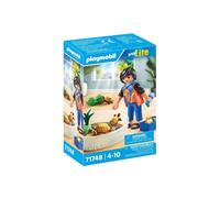 PLAYMOBIL 71748 Boy with a turtle family in a terrarium, My Life, 20 pieces, From 4 years old