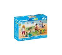 PLAYMOBIL 71753 Pet Store with Rabbit Enclosure, My Life, Animal Care, 30 Pieces, Suitable for Ages 4 and Up