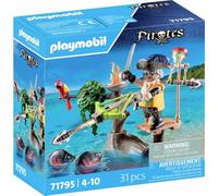 PLAYMOBIL PLL71795 PIRATE + TREE AND FISH