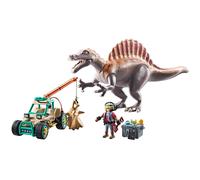 Playmobil | Dinos | Spinosaurus Attack on Dino Excavation | Dinosaur Playset | Action Toy | Adventure Toy for Kids Aged 4+ | 71820