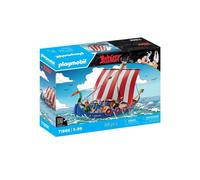 PLAYMOBIL 71888 Pirate Drakkar, Asterix, Comic Book Characters, Boat and 4 figures, 88 pieces, Suitable from 5 years old