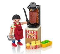 PlayMOBIL 9088 Special Plus Kebab Vendor, Fun Imaginative Role-Play, PlaySets Suitable for Children Ages 4+