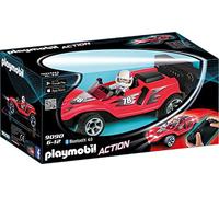 PLAYMOBIL Action Car Race Red Ultralight 9090 RC Effects Light