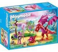 PlayMOBIL 9134 FAiries Friendly Dragon with Baby, Fun Imaginative Role-Play, PlaySets Suitable for Children Ages 4+