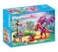 PlayMOBIL 9134 FAiries Friendly Dragon with Baby, Fun Imaginative Role-Play, PlaySets Suitable for Children Ages 4+