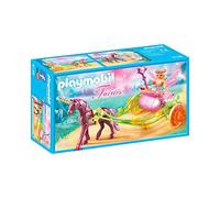 PlayMOBIL 9136 FAiries Unicorn-Drawn FAiry Carriage, Fun Imaginative Role-Play, PlaySets Suitable for Children Ages 4+