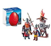 Playmobil 9209 Vikings with Shield Gift Egg, Fun Imaginative Role-Play, PlaySets Suitable for Children Ages 4+