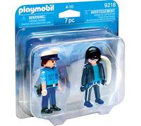 PlayMOBIL 9218 Collectable Policeman and Burglar Duo Pack of 1, Fun Imaginative Role-Play, PlaySets Suitable for Children Ages 4+