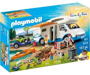 PLAYMOBIL 9318 Family Fun Camping Adventure Mega Set Outdoor Camping Toy Age 4+