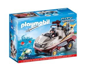 Playmobil 9364 1 x City - Elite police Amphibious car (SEK)